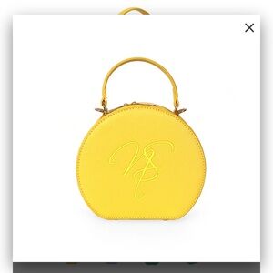 Yellow Round Circle Handbag